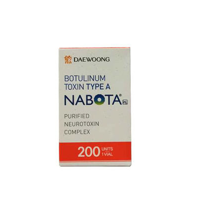 ملء جلد Botulax Nabota 200iu التجاعيد إزالة رفع الوجه Btx