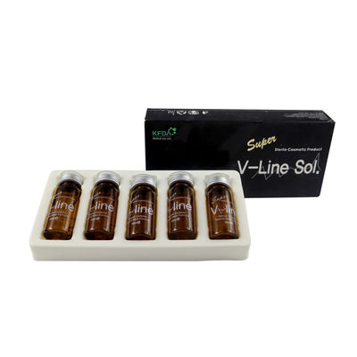 V Line Sol Fat Dissolving Injections Face Lipolytic Super 5pcs*10ml (حلقات حل الدهون في الوجه من خلال تحليل الدهون)