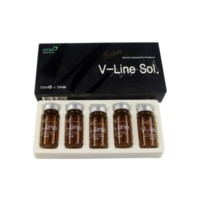 V Line Sol Fat Dissolving Injections Face Lipolytic Super 5pcs*10ml (حلقات حل الدهون في الوجه من خلال تحليل الدهون)