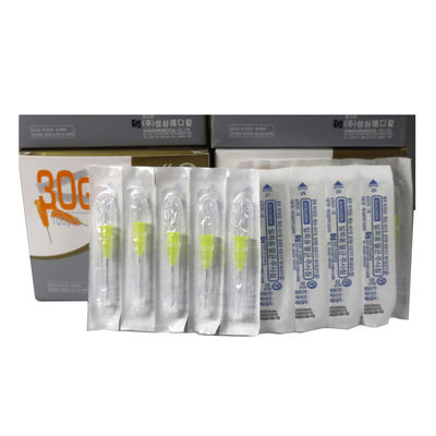 100PCS/ Box 30g 32g 34G 4mm 13mm 25mm إبرة ميكرو إبرة حقن تحت الجلد إبرة