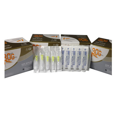 100PCS/ Box 30g 32g 34G 4mm 13mm 25mm إبرة ميكرو إبرة حقن تحت الجلد إبرة