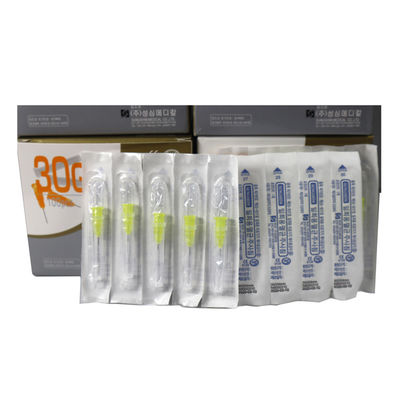 100PCS/ Box 30g 32g 34G 4mm 13mm 25mm إبرة ميكرو إبرة حقن تحت الجلد إبرة