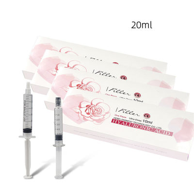حمض الهيالورونيك ملء الجلد التجاعيد إزالة 1ml 2ml 3ml 5ml 10ml 20ml 50ml ملء HA