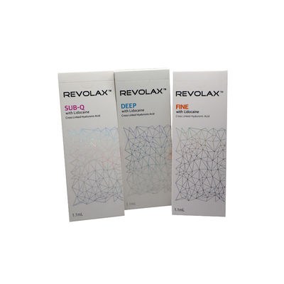 Revolax Fine Deep Sub-Q Crosslinked Hyaluronic Acid Dermal Filler Injection 24 mg / ml