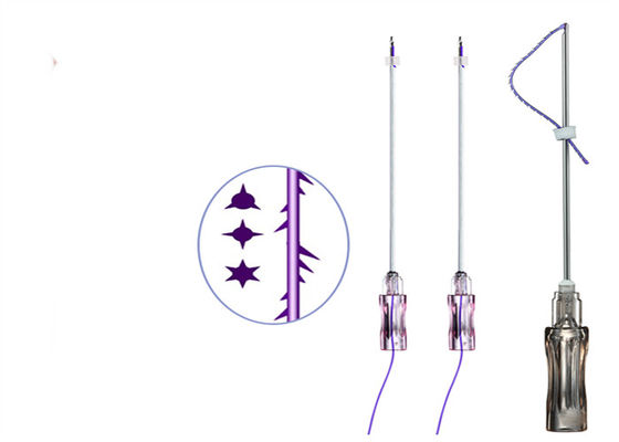 الكولاجين القابل للاستيعاب Pdo Thread Filler Cog 6D W Cannula Lifting Thread