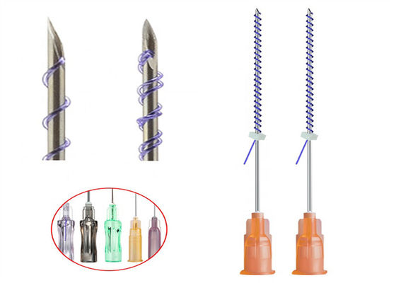 الكولاجين القابل للاستيعاب Pdo Thread Filler Cog 6D W Cannula Lifting Thread