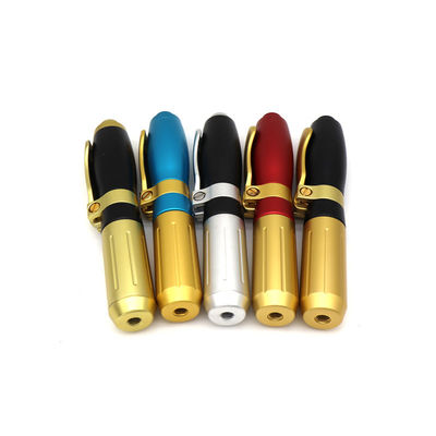 قلم حمض الهيالورونيك 2 في 1 ذهبي، قلم هيالورون بدون إبرة لملء الشفاه