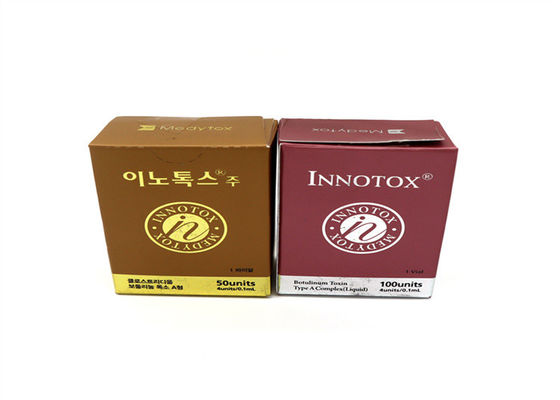 حقن توكسين البوتولينوم السائل في شكل سائل Innotox Safety 50iu 100iu