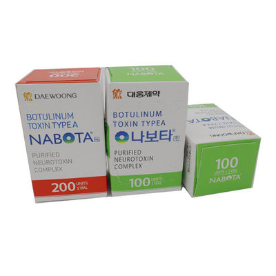 50IU 100U 150UI 200U الحساسية بوتوكس بوتولينوم السمية النوع أ Innotox بوتولاكس نابوتا رينتوكس Meditoxin
