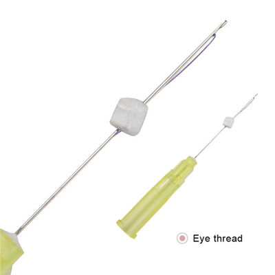 القوة الرفعية DOP PCL PLLA الخيوط 25mm 38mm الخيوط الأنفية الرفعة 18g 19g