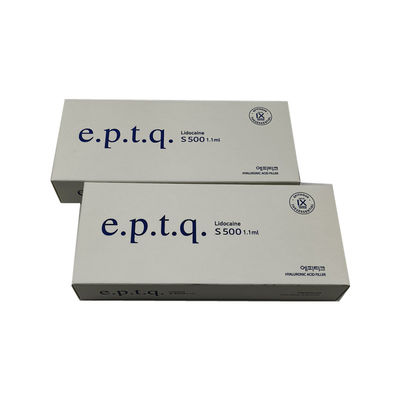 e. p. t. q. s 500 حمض الهيالورونيك حشو جلد 1 مل مضاد للجلد Eptq E. P. T. Q eve Epitique S100 S300
