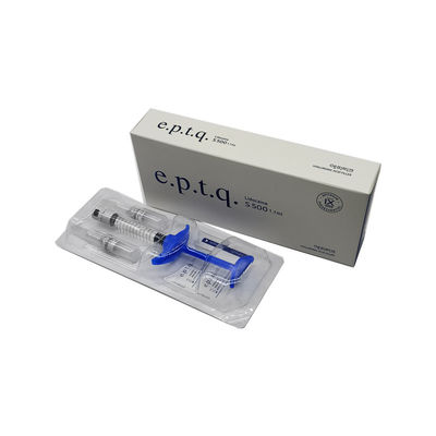 e.p.t.q S100 1x1.1ml: ملء ناعم للتجاعيد الناعمة ملء جلدي من حمض الهيالورونيك