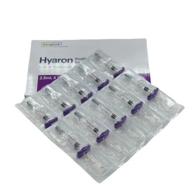 HYARON Skin Booster Glow KIT - 10 حقن × 2.5 مل حشو حمض الهيالورونيك المتقاطع