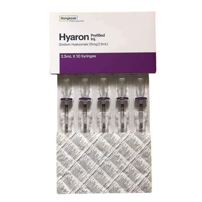 هيارون الصوديوم هيالورونات 25mg/2.5mL الحمض الهيالوروني المتقاطع