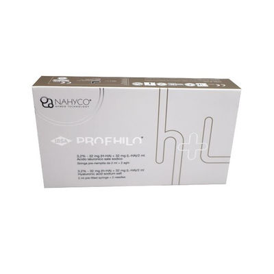 بروفيلو H+L 32mg 1-2ml حقنة ملئ مسبقًا حمض الهيالورونيك ذو وزن جزيئي عالي