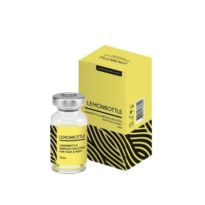 ليمون زجاجة فقدان الوزن 10ml فقدان الدهون زجاجة ليمون