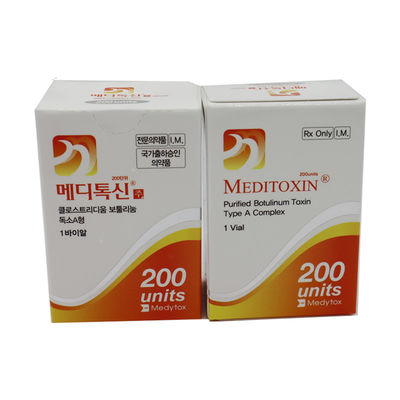Innotox 50iu Botulax Meditoxin 100iu 200iu مسحوق في شكل حقن