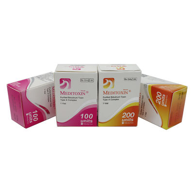 Innotox 50iu Botulax Meditoxin 100iu 200iu مسحوق في شكل حقن