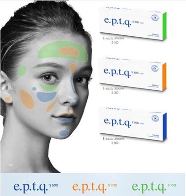 ملء شفاه الحقن Eptq ملء الكولاجين الحقن كوريا دعم المشاهير E.P.T.Q. Epitique S100 S300 ملء العلامة التجارية المعروفة المعتمدة من قبل CE Eptq Ha Filler