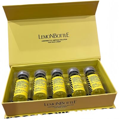 زجاجة ليمون 10mlx5 خفض الحل الشحمي الذقن المزدوج الحقن