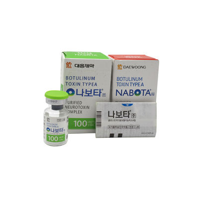 النوع A 100iu 150iu Innotox Nabotas Botulaxs Meditoxins Anti Wrinkles face lift (إزالة التجاعيد في الوجه)