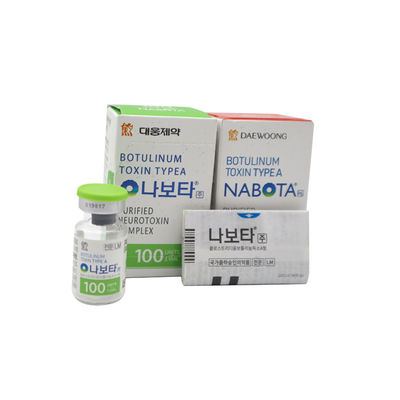 النوع A 100iu 150iu Innotox Nabotas Botulaxs Meditoxins Anti Wrinkles face lift (إزالة التجاعيد في الوجه)