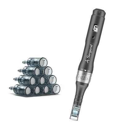 الدكتور قلم Ultima M8 المهنية Microneedling Dermapen USB قابلة لإعادة الشحن 5pcs 32Pin بطاقة غطاء إبرة