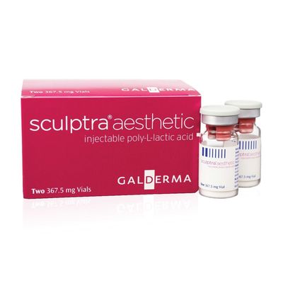 SCULPTRA GALDERMA - 2 قارورة ارفع مسحوق PLLA التجميلي