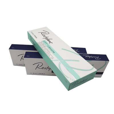 حشو جلدي بحمض الهيالورونيك لاستعادة الحجم وتنعيم الخطوط الدقيقة في علاجات تجديد شباب الوجه واليدين