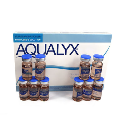 أكواليكس الحقن المذابة للدهون الحلقات القابلية لتحليل الدهون للحقن ppcs خسارة الحل وزن 8ml × 10 زجاجة أكواليكس