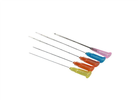 بيع بالجملة الفولاذ المقاوم للصدأ ملء الجلد ملء الوجه 22g 23G 25g 38mm 50mm مرنة رقيقة عميقة الجزء الصغير القناة الإبرة