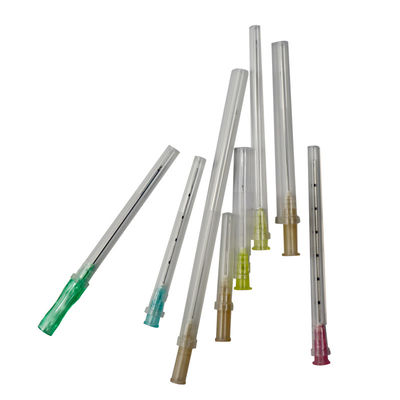 بيع بالجملة الفولاذ المقاوم للصدأ ملء الجلد ملء الوجه 22g 23G 25g 38mm 50mm مرنة رقيقة عميقة الجزء الصغير القناة الإبرة