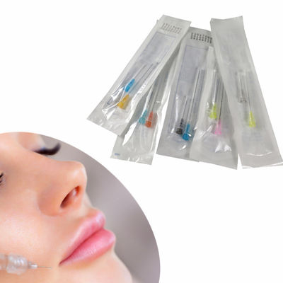 بيع بالجملة الفولاذ المقاوم للصدأ ملء الجلد ملء الوجه 22g 23G 25g 38mm 50mm مرنة رقيقة عميقة الجزء الصغير القناة الإبرة