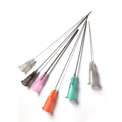 بيع بالجملة الفولاذ المقاوم للصدأ ملء الجلد ملء الوجه 22g 23G 25g 38mm 50mm مرنة رقيقة عميقة الجزء الصغير القناة الإبرة