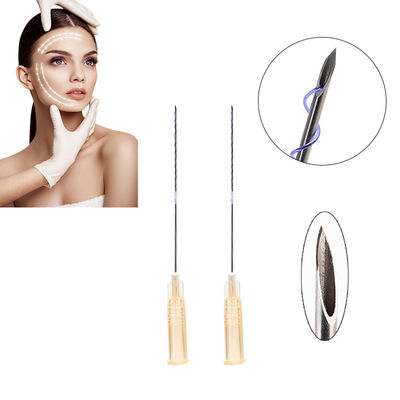 مطبخ أحادي المسمار Fishbone Cog 3D 4D 6D 8D PDO PCL PLLA الخيوط رفع الوجه