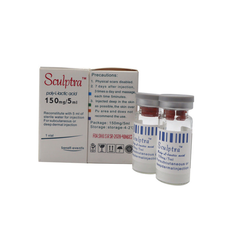 150mg مسحوق PLLA بولي- ايل- حمض اللبني 1 قنينة x5ml ملء مكافحة الشيخوخة