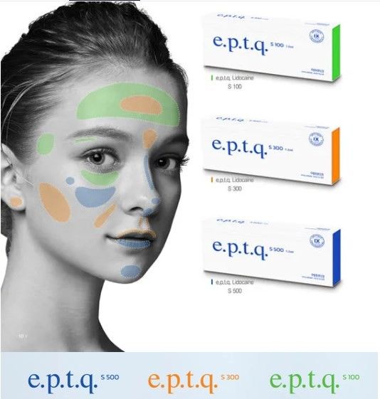 ملء شفاه الحقن Eptq ملء الكولاجين الحقن كوريا دعم المشاهير E.P.T.Q. Epitique S100 S300 ملء العلامة التجارية المعروفة المعتمدة من قبل CE Eptq Ha Filler