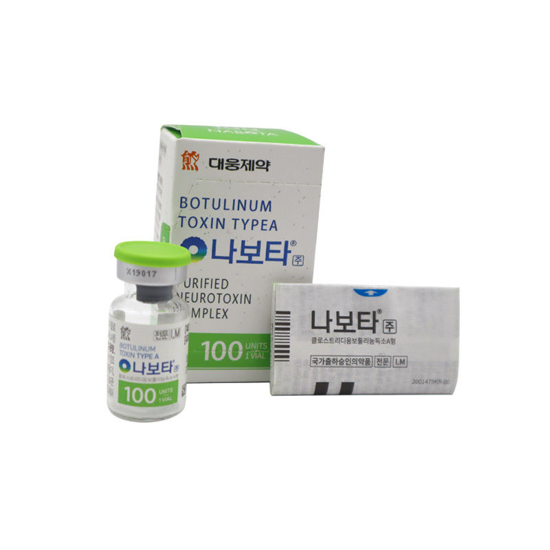 النوع A 100iu 150iu Innotox Nabotas Botulaxs Meditoxins Anti Wrinkles face lift (إزالة التجاعيد في الوجه)