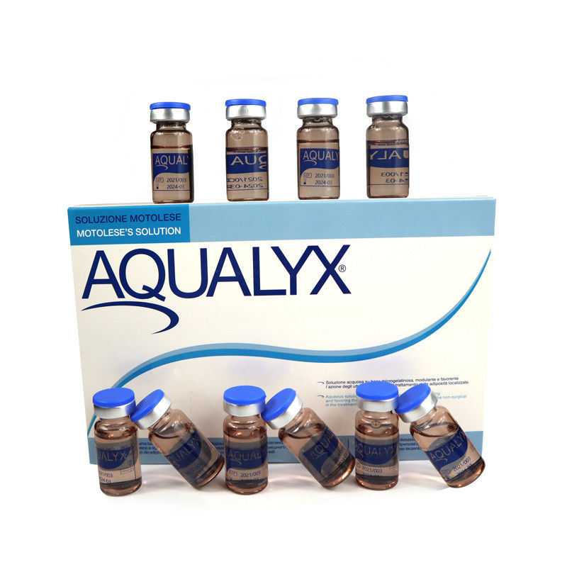 أكواليكس الحقن المذابة للدهون الحلقات القابلية لتحليل الدهون للحقن ppcs خسارة الحل وزن 8ml × 10 زجاجة أكواليكس