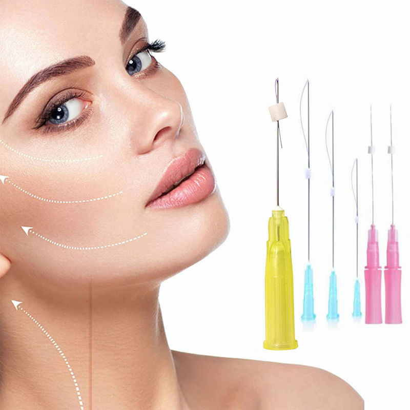 أحادية المسمار الصحافة هيكل السمكة ترس 3D 4D 6D PDO PCL PLLA المواضيع شد الوجه